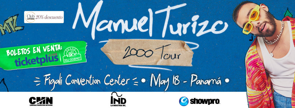 manuel turizo tour 2000 boletos